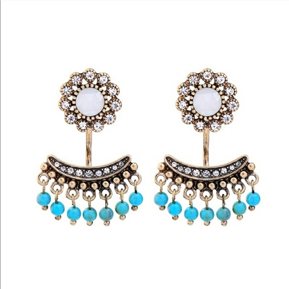 LAST 1!⭐️4pair-in-1 Multifunction Crystal Earrings - Picture 8 of 8